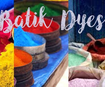 Batik dyes
