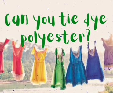 Can you tie dye polyester